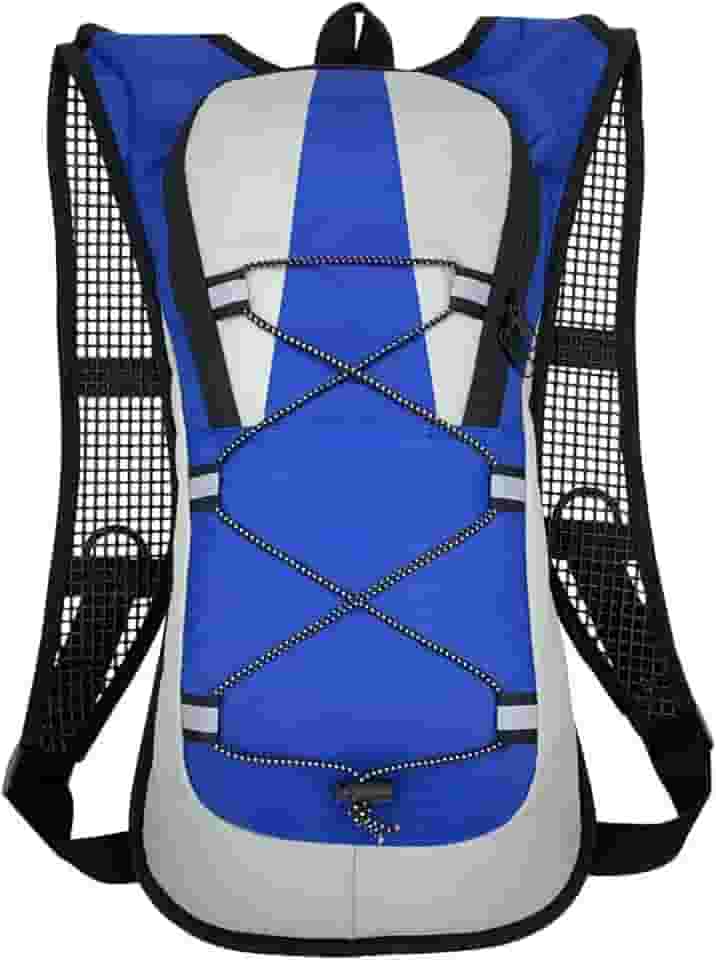 Mochila de Hidratação 2L Impermeável J'PRIB, Bolsa com Refil de Água para Corrida, Bike e Trilhas