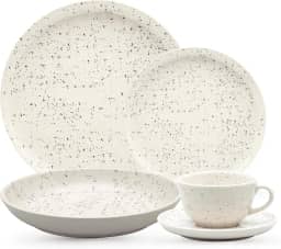 Oxford Aparelho De Jantar 20 Peças Flat Chuvisco