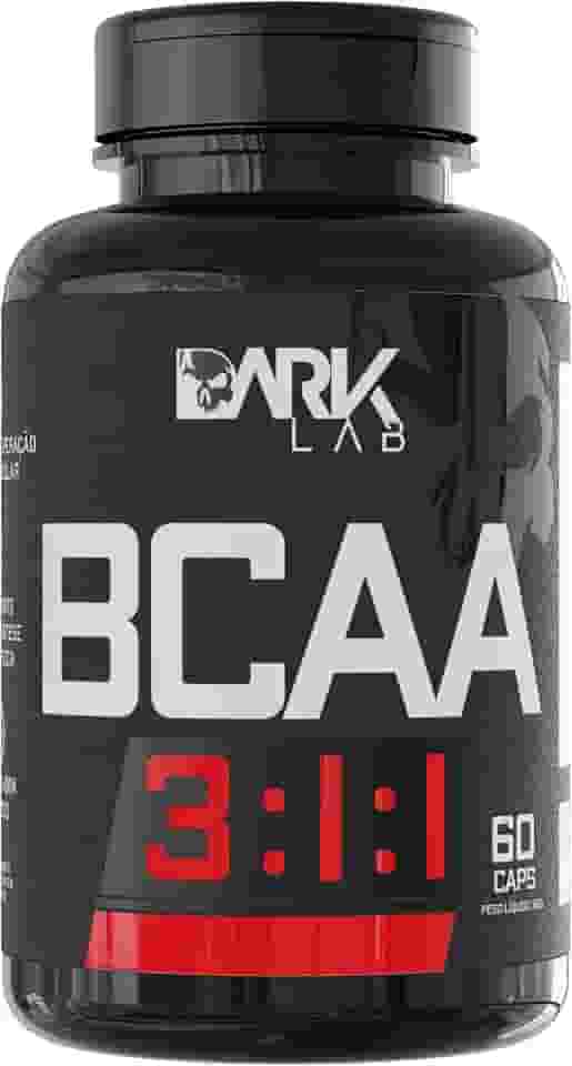 BCAA 3:1:1 Dark Lab, 60 Cápsulas, Aminoácidos, Recuperação Muscular
