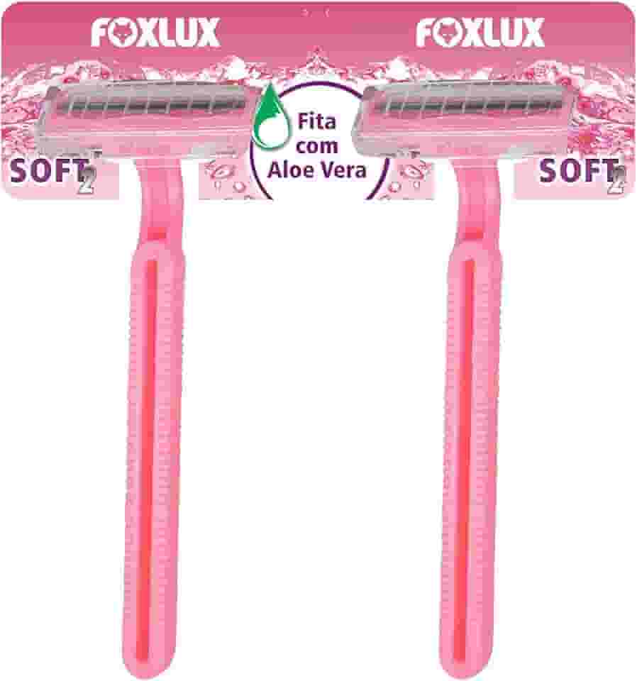 Foxlux Barbeador Soft Feminino - Cartela com 24 Unidades