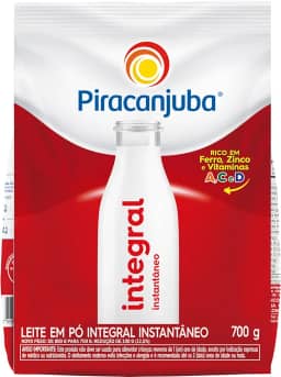 Leite em Pó Integral Instantâneo Piracanjuba Pouch 700g