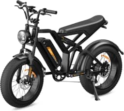 Bicicleta Elétrica para Adultos, Pneu Largo de 20'x4', 500W e 70NM, Bicicleta Elétrica de Motocicleta de 7 Velocidades, Bateria de 48V, Moto de Terra Até 45Km/h. A única Loja Autorizada 'Bemmy-BR'