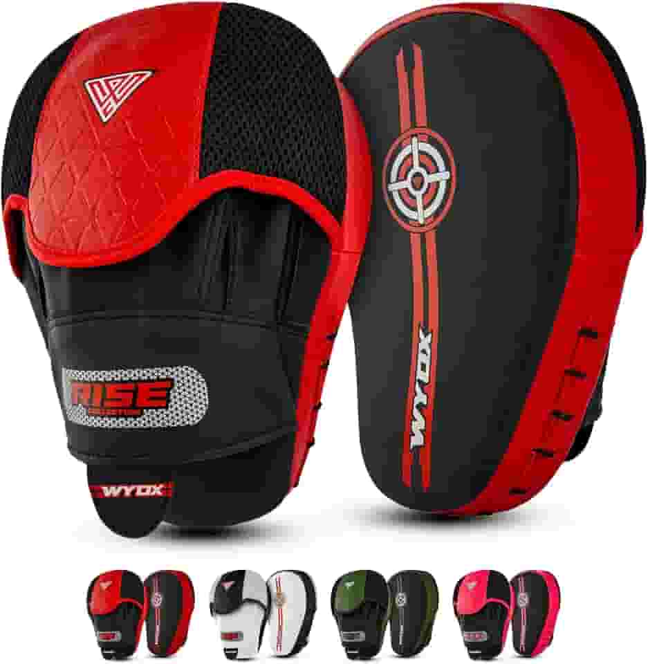 Luvas de boxe curvas WYOX – Conjunto de treinamento com protetores de boxe, luvas de soco para adultos, protetores de kickboxing, protetores de Muay Thai, protetores de caratê, treinamento de MMA