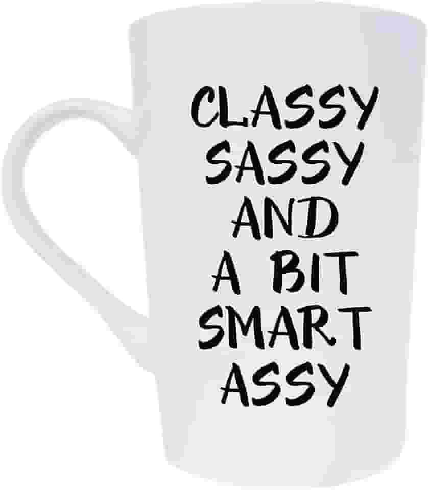 MAUAG Caneca de café engraçada para presente de Natal para amiga, colega de trabalho, irmã, presentes inspiradores, copo fofo, branco 355 ml