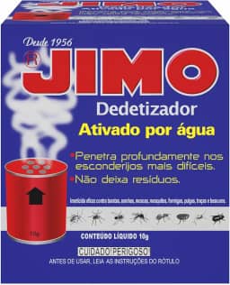 JIMO Dedetizador Ativado por Água Inseticida Desinsetização de Casas e Ambientes Fechados Eficaz contra Barata Aranha Pulga e Insetos Caseiros Tubo 10g