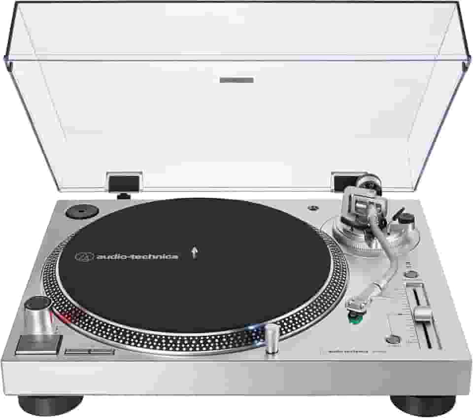 Toca-Discos, Audio-Technica, ATLP120XUSBSV, Analogico e Digital (USB), Prata, Bivolt 120/240V