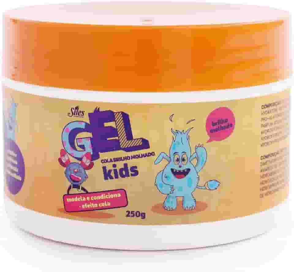 Gel De Cabelo Infantil Efeito Cola Fixador 250g Kids Siles