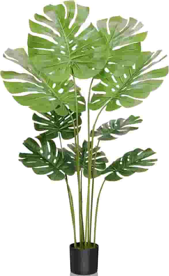 Plantas Artificiais Decorativas, Planta Artificial, Planta Artificial Decoração, Flores Artificiais Decorativas, Planta Artificial Grande para Sala, Plantas, Planta Artificial Realista (C-Style)