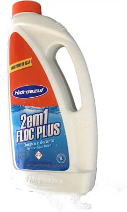 Floc Plus 2 em 1 Hidroazul 1l