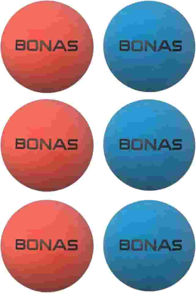 Bolinha Semi Profissional BONAS Borracha Resistente Para Frescobol Tênis de Praia Super Kit (6)