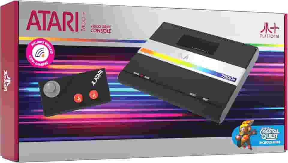 Official Atari 7800+ Console & Wireless Controller - HDMI Output