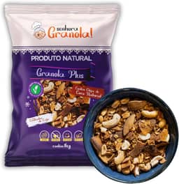 Senhora Granola Plus 1kg Completa Com Castanha de Caju e Lascas de Coco