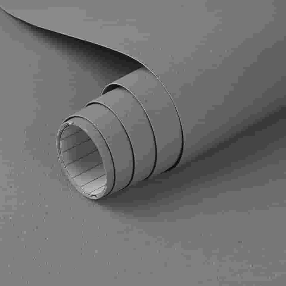 Papel de Parede PREMIUM Ciinza 5 metros Papel Adesivo para Móveis Cinza 5m x 45 cm Texturizado