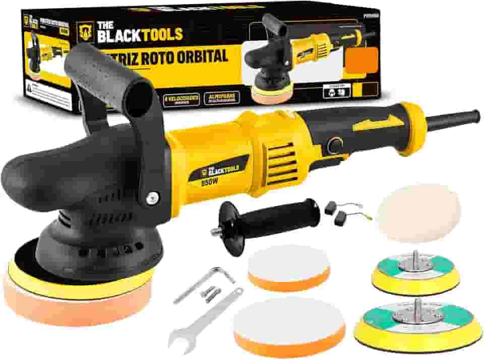 Politriz Eletrica Roto Orbital 15mm 5 E 6 Pol 950w 127v Pro950 The Black Tools