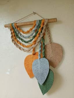 Painel Decorativo de Macramê