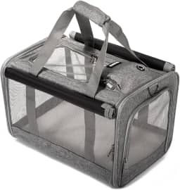 Bolsa Transporte Pet Grande Viagem Avião MADOG Wind (Cinza)