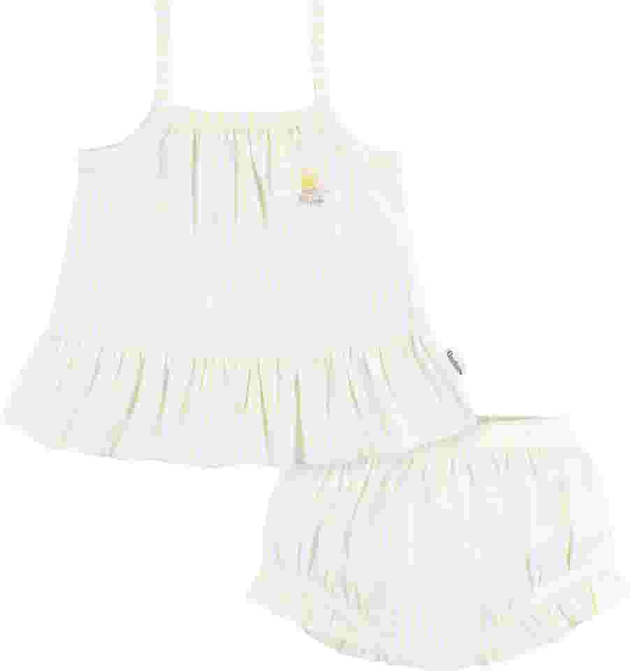 Conjunto de túnica e capa de fralda, 2 peças Conjunto de túnica sem mangas e capa de fralda GerberMeninas