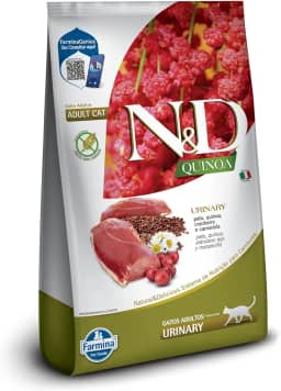 N&D Quinoa Urinary para Gatos Adultos de Todas as Raças Sabor Pato 7,5Kg