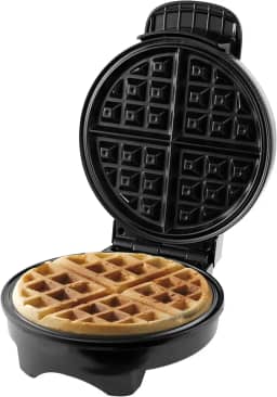 Golden waffle, Prepara 4 waffles, Preto, 220v, Britânia