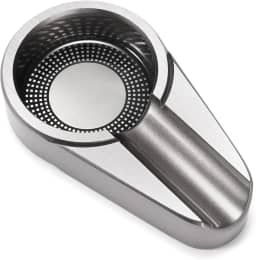 Cinzeiro de viagem para charuto, metal (prata)