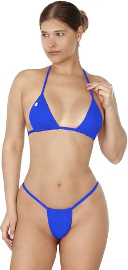 Biquíni Micro Para Bronzear Imita Marquinha De Fita