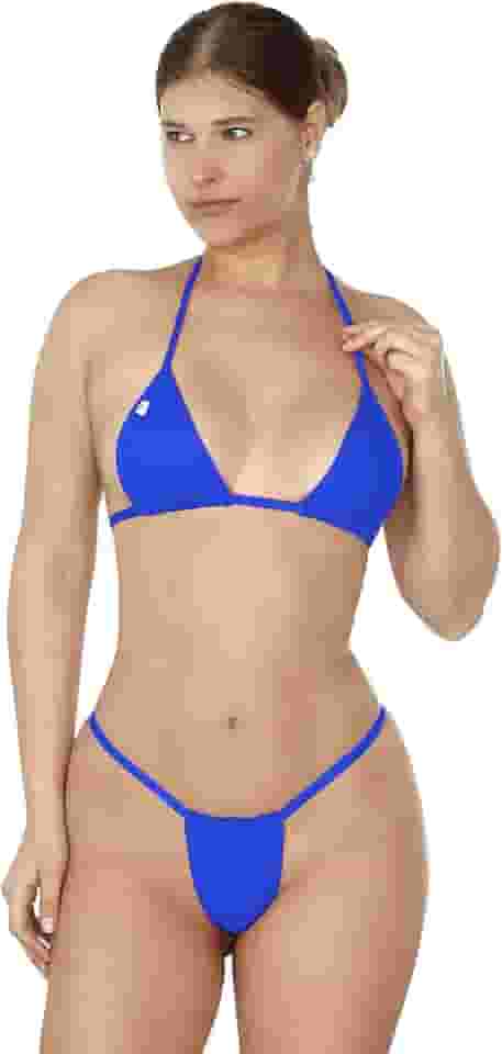 Biquíni Micro Para Bronzear Imita Marquinha De Fita