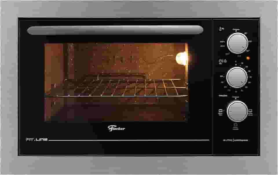 FISCHER FORNO ELÉTRICO EMBUTIR FIT LINE 48L INOX 220V 34493-95486