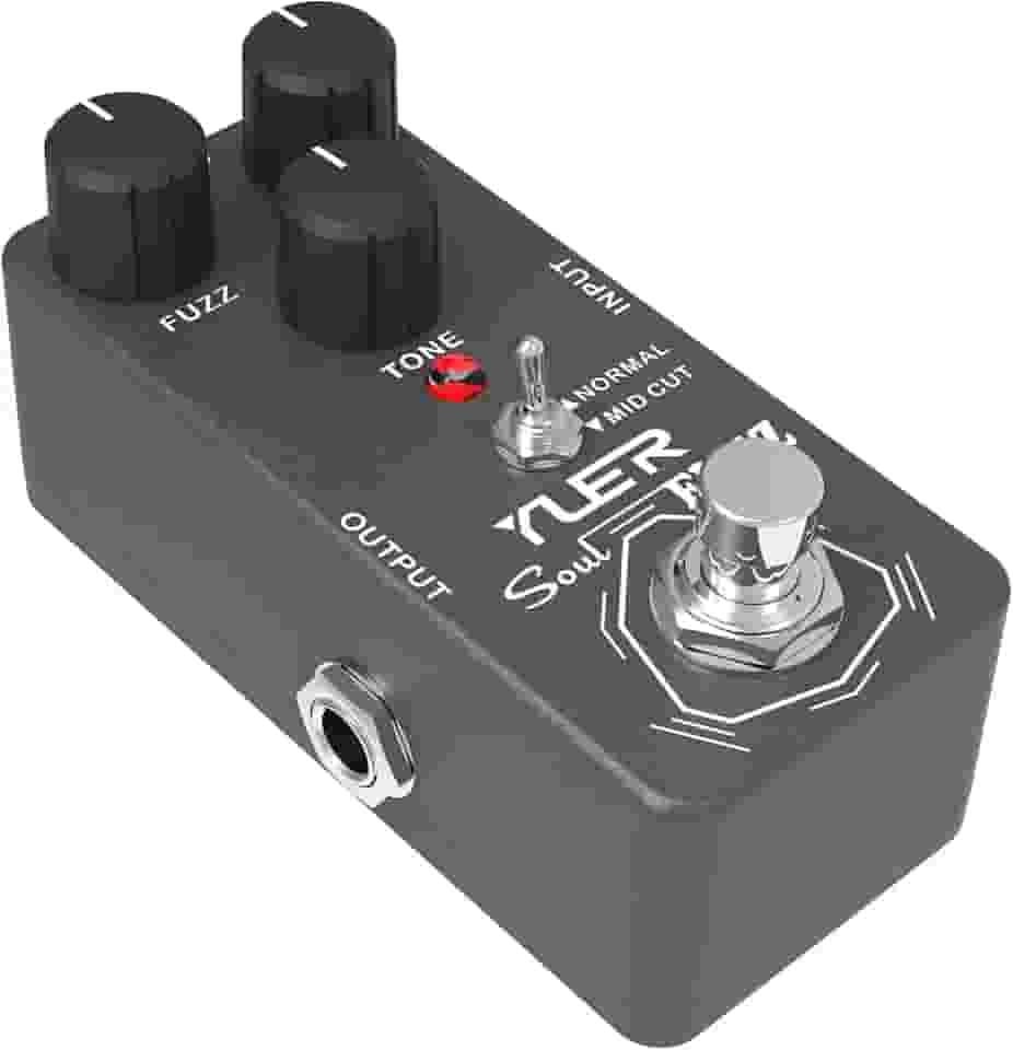 Kmise Soul Fuzz, Pedal De Guitarra, Efeitos Para Guitarra Elétrica Guitarras E Baixos, Mini Tipo Single Dc 9V True Bypass