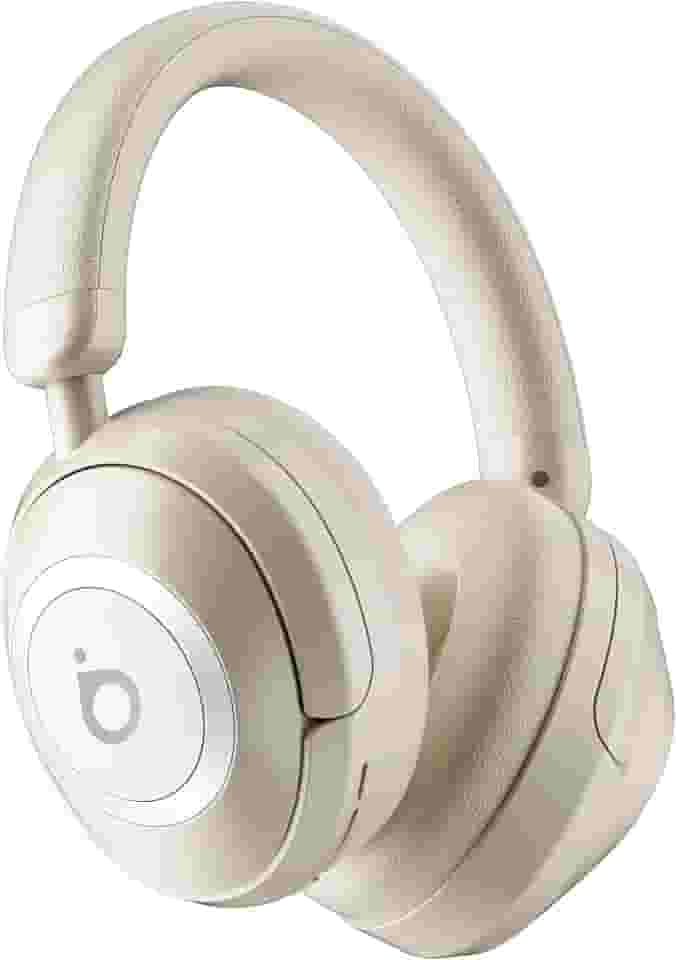 Fone de Ouvido Bluetooth, Basike BT21 Headphone Bluetooth, Redução de Ruído do ANC com Microfone, Certificação Hi-Pure Audio, 30 Horas de Duração da Bateria (Branco)