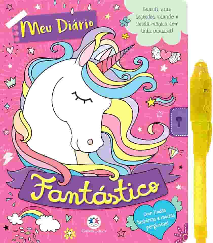 Ciranda Cultural Meu diário fantástico - Com caneta especial: Com caneta especial