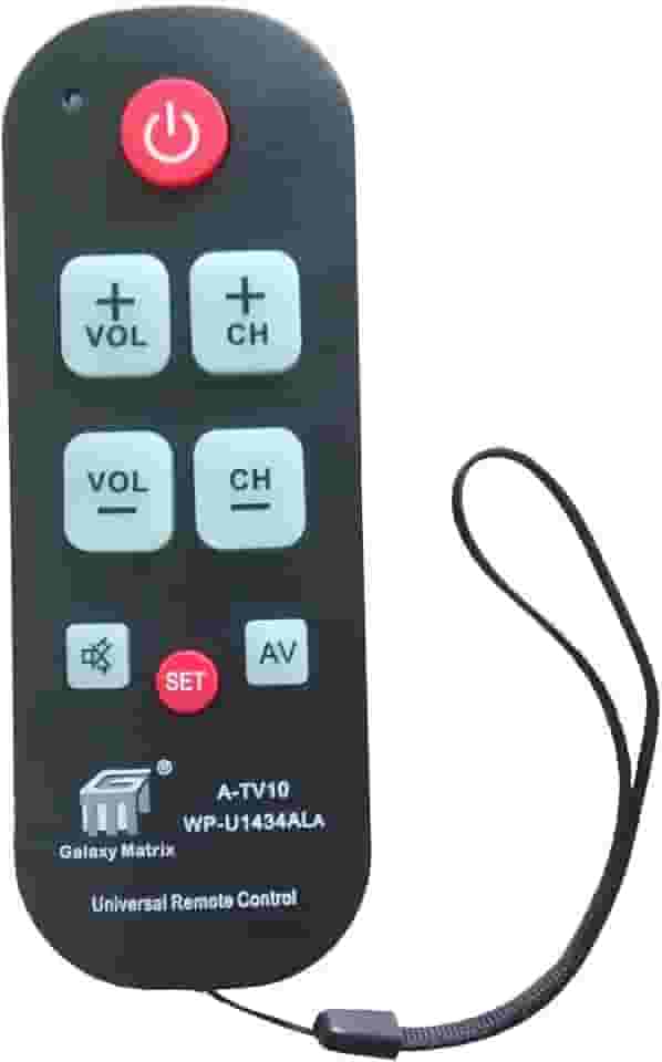 Gmatrix Controle remoto à prova d'água universal com botão grande A-TV10