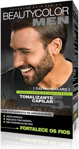 Tonalizante Capilar BEAUTYCOLOR MEN – Castanho Claro
