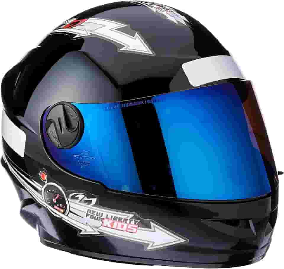 CAPACETE FECHADO PRO TORK LIBERTY FOR KIDS SOLID PRETO TAM. 54 VIS. IRIDIUM