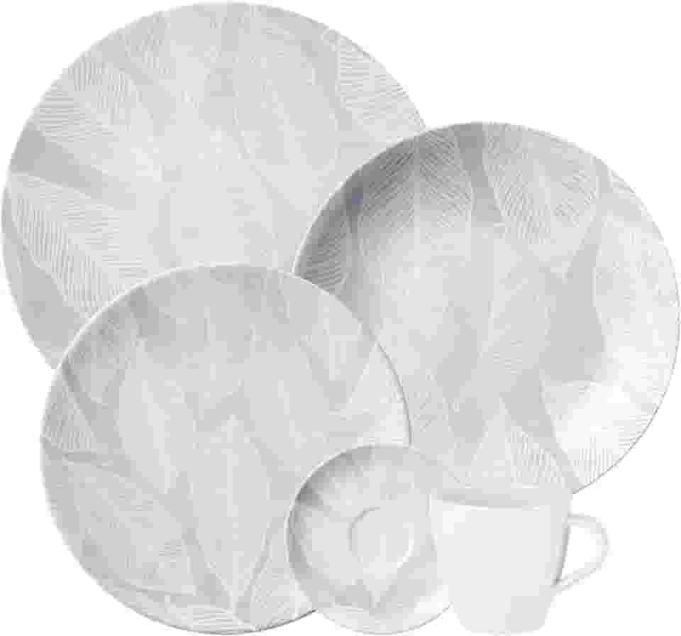 Aparelho de Jantar Tramontina Arbo em Porcelana Decorada 20 Peças
