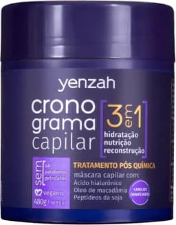 YENZAH - CRONOGRAMA 3 EM 1 - MÁSCARA PÓS QUÍMICA,