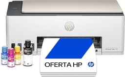 Impressora Multifuncional HP Smart Tank 583 Tanque de Tinta Colorida Wi-Fi com autorreparo, USB - Impressora, Copiadora e Scanner Cor: Branco (4A8D8A)