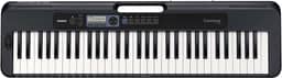 TECLADO MUSICAL CASIOTONE BÁSICO, CASIO, CT-S300C2-BR PRETO