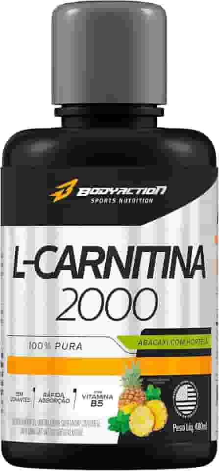 L-Carnitina 2000 480ml Sabor Abacaxi com Hortelã Bodyaction