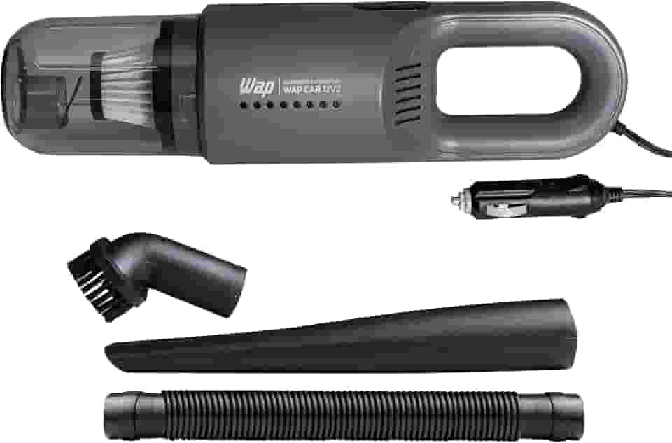 WAP Aspirador de Pó Automotivo CAR 12V2, Portátil, 420ml, com Recipiente Removível e Filtro Lavável, 180W 12VDC