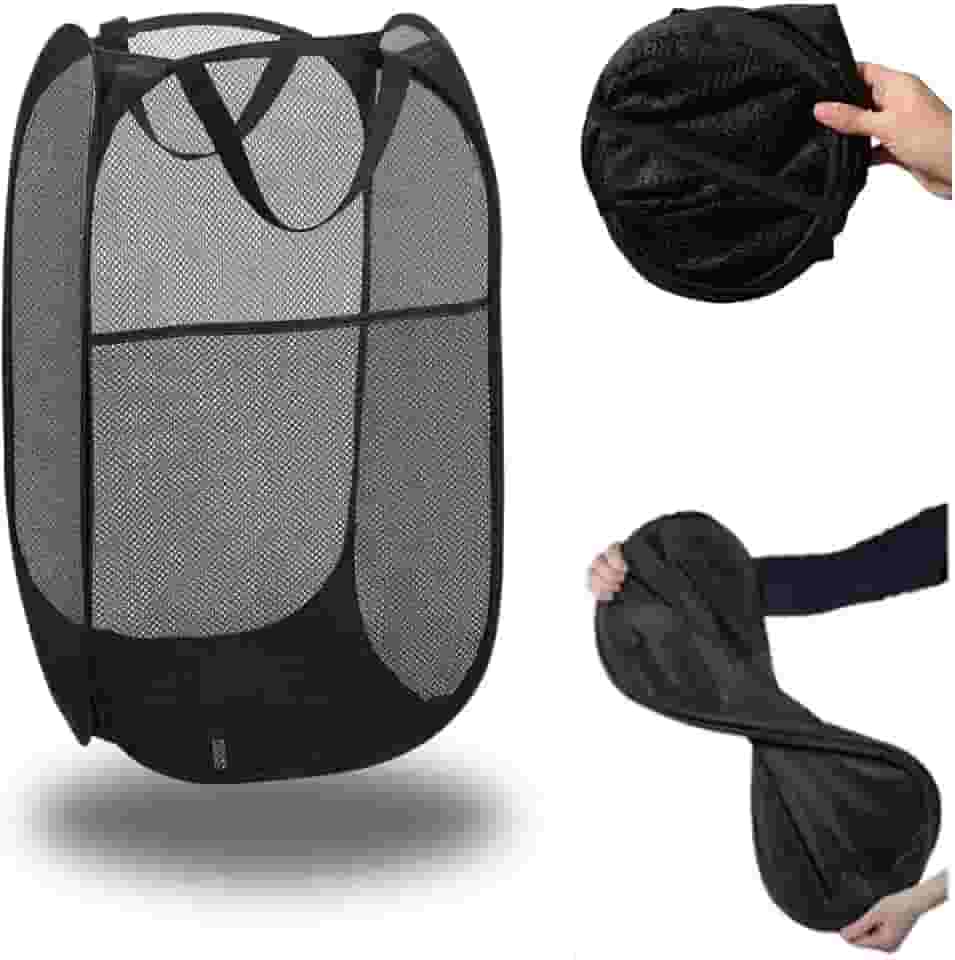 Cesto de Roupas Dobrável Para Roupa Suja Organizador Multiuso Flexível Lavanderia Banheiro Quarto Dormitório