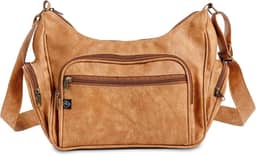 Bolsa Feminina Transversal Grande com Alça de Ombros Ajustável em Couro PU, PGH Elegance