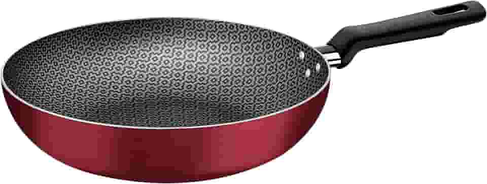 Frigideira Funda Tramontina Loreto em Alumínio com Revestimento Interno e Externo em Antiaderente Starflon Max Vermelho 24 cm 2,2 L