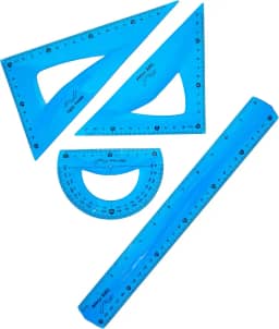 Jogo Réguas Floppy - 30Cm - Cart C/4 Un - Tris