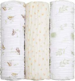 Papi Textil Cueiro Swaddle Soft Bamboo Mami 1,20M X 1,20M Contem 03 Unidades