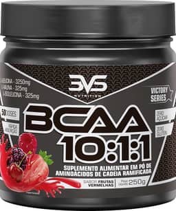 3VS Nutrition BCAA 10:1:1 250g - Sabor gourmet Frutas Vermelhas