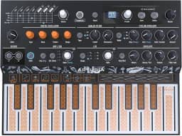 Arturia - Teclado sintetizador MicroFreak – sintetizador híbrido de 25 teclas com teclado PCB, osciladores digitais e wavetable, filtros analógicos