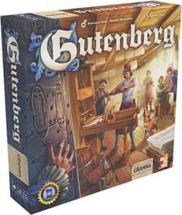Galápagos, Gutenberg, Jogo de tabuleiro,1 a 4 jogadores, 14+, 60-120 min e Competitivo.