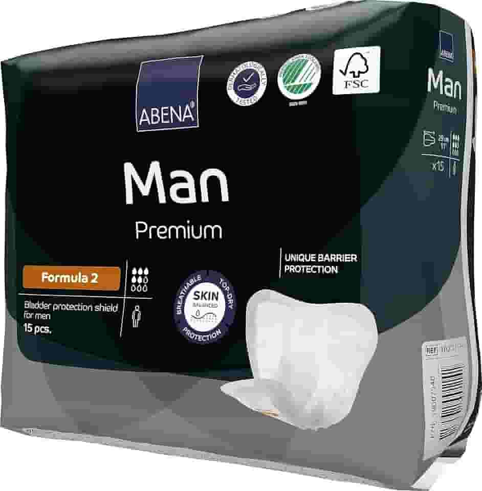 Kit 2 Absorvente Geriátrico Masculino Abena Abri Man Premium
