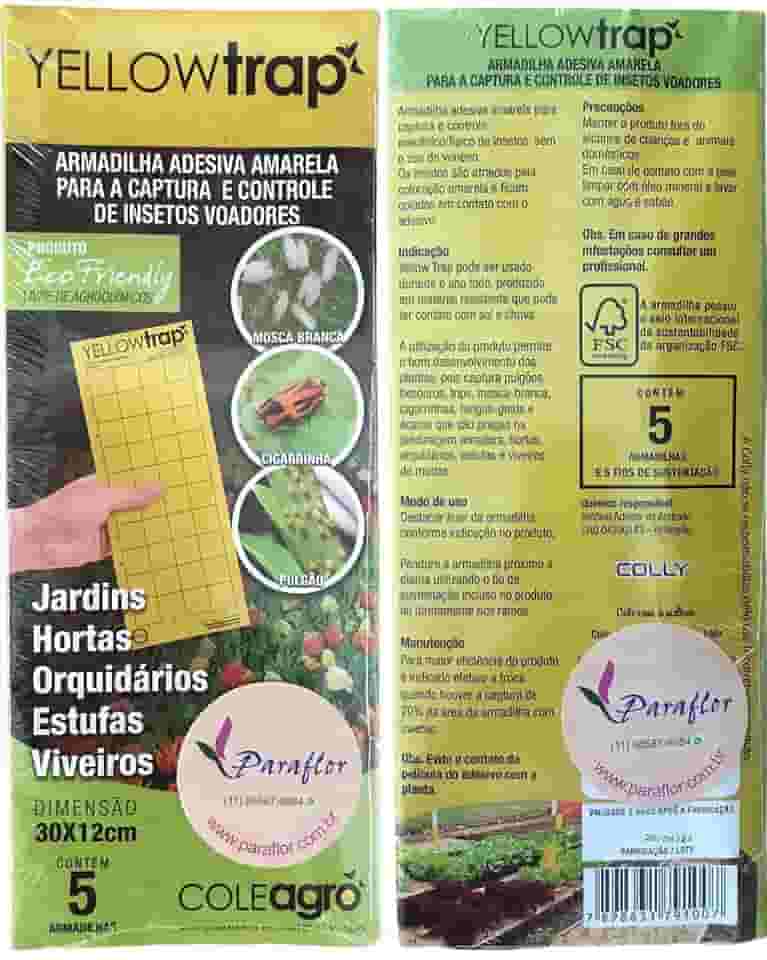Yellowtrap Armadilha Adesiva Amarela para captura de Insetos