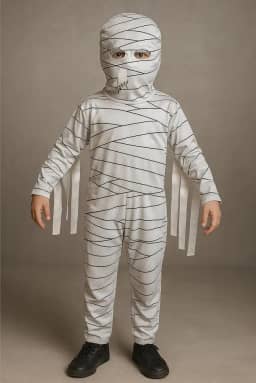 Fantasia Infantil MUMIA Drácula Criança Halloween Vestido Roupa